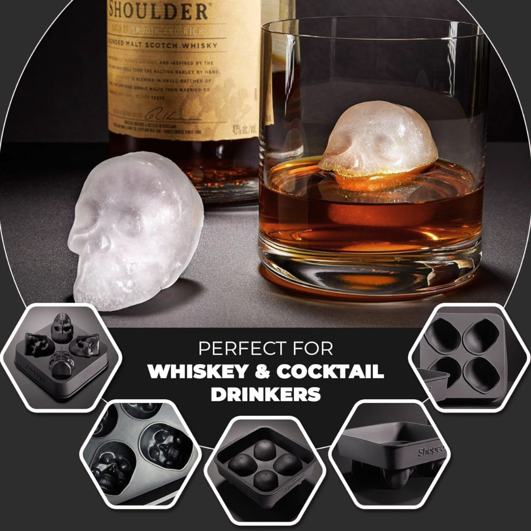 Skull Ice Cube Mold