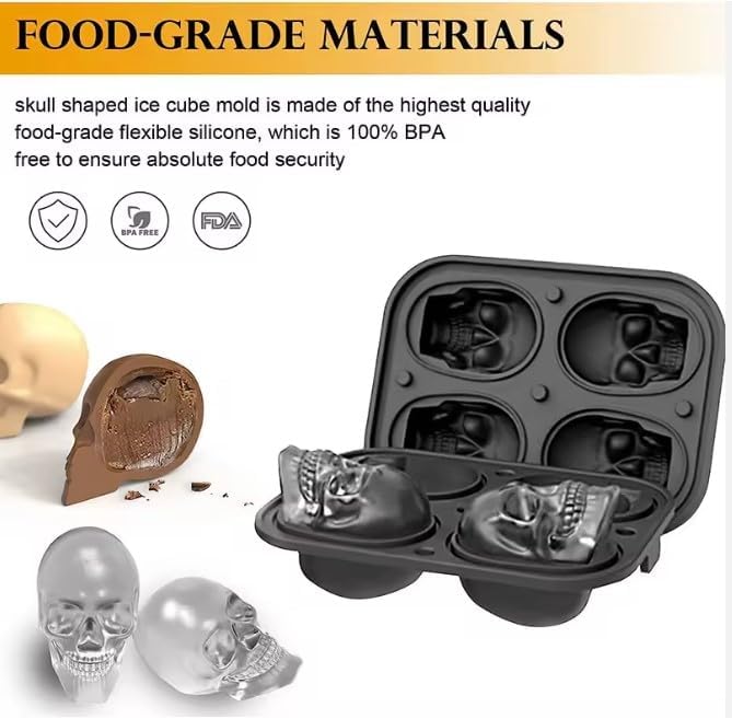Skull Ice Cube Mold